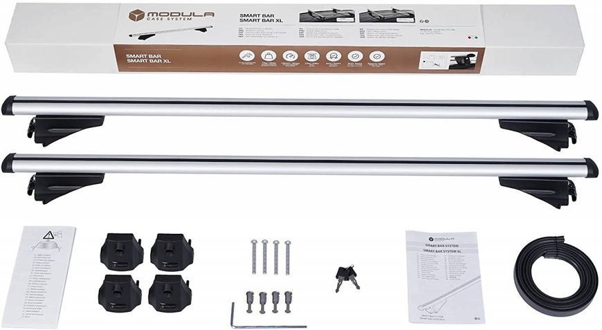 Багажник на інтегровані рейлінги Modula Smart Bar XL 135 см MOCSRR0AL0016 340935 фото Багажник на інтегровані рейлінги Modula Smart Bar XL 135 см MOCSRR0AL0016 340935 фото