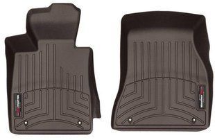 3D килимки для BMW 5 G30 2017- какао передні WeatherTech 4710891 46182 фото