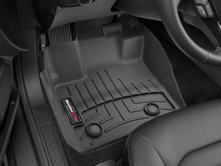 3D килимки для Ford Focus 2018- чорні передні WeatherTech 4414871 166249 фото