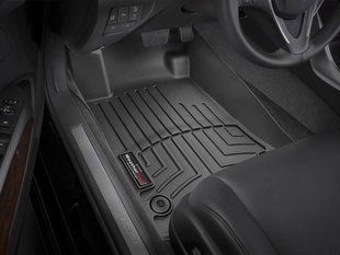 3D килимки для Acura TLX 2015- AWD чорні передні WeatherTech 447691 46099 фото