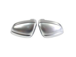 Накладки на зеркала Silver Matte (стиль S-line) на Audi A4 B9 2015-2019 429798 фото