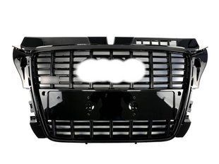 Решітка радіатора на Audi A3 2008-2012 стиль S3 Black 427363 фото