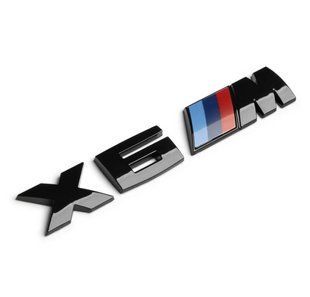 Автологотип шильдик эмблема надпись BMW X6M Black Shadow Edition 174123 фото