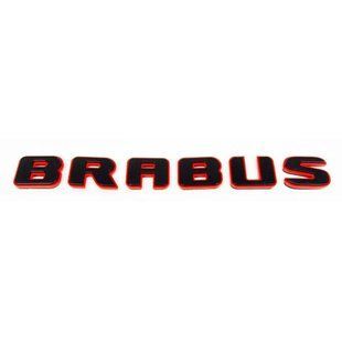 Автологотип емблема напис Mercedes Brabus Red Black 200мм 417376 фото