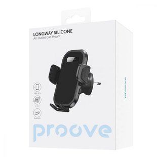 Автотримач Proove Longway Silicone Air Outlet Car Mount (чорний) 523303 фото