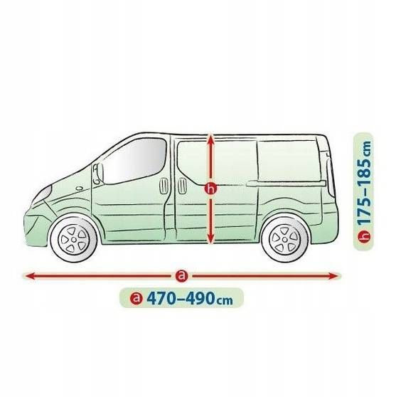 Автомобильный чехол тент на Citroen Jumpy 2007- L1 Mobile Garage VAN 470-490 см 365183 фото