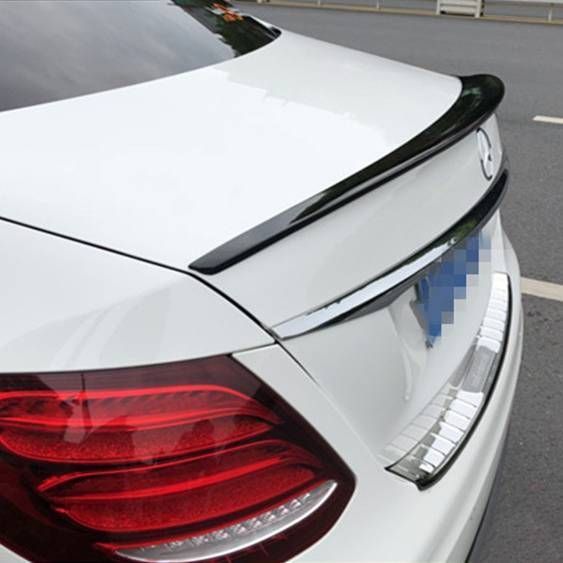 Спойлер на Mercedes E-class W213 2016- чорний глянець 355136 фото