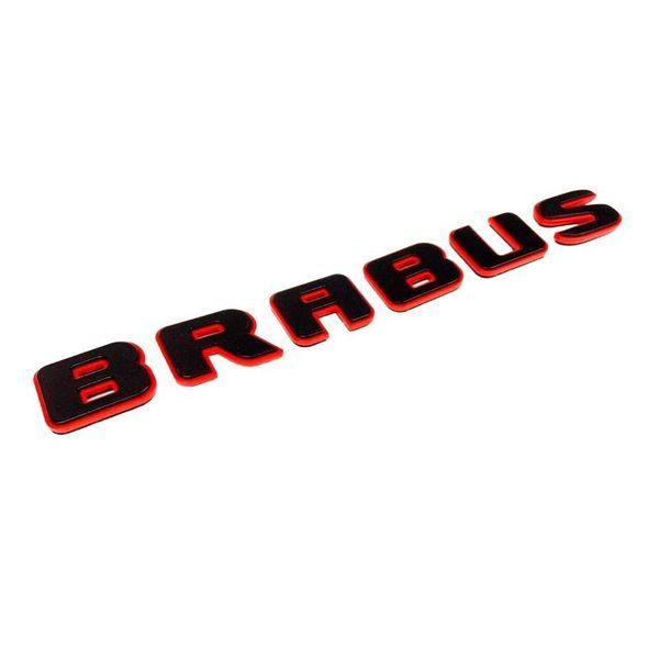 Автологотип шильдик эмблема надпись Mercedes Brabus Red Black 200мм 417376 фото Автологотип шильдик эмблема надпись Mercedes Brabus Red Black 200мм 417376 фото