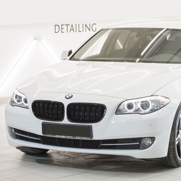 Решетка радиатора на BMW 5 F10, F11 2010-2017 Black 240918 фото