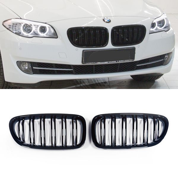 Решетка радиатора на BMW 5 F10, F11 2010-2017 Black 240918 фото