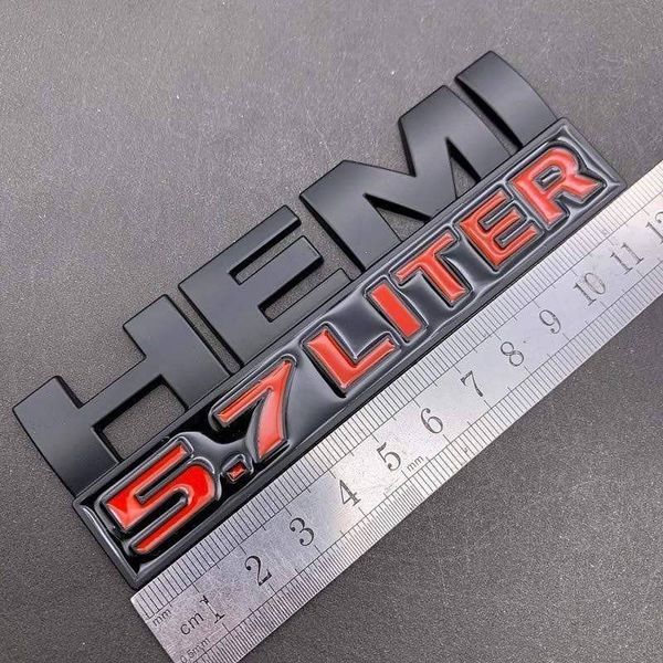 Автологотип шильдик эмблема Hemi 5.7 Liter black 68247898AA 364559 фото