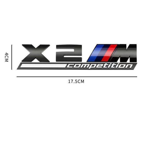 Автологотип емблема напис BMW X2M Competition Black Shadow Edition чорний глянець 401644 фото Автологотип емблема напис BMW X2M Competition Black Shadow Edition чорний глянець 401644 фото