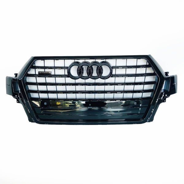 Решетка радиатора на Audi Q7 2015-2020 в стиле SQ7 Black V1 430988 фото