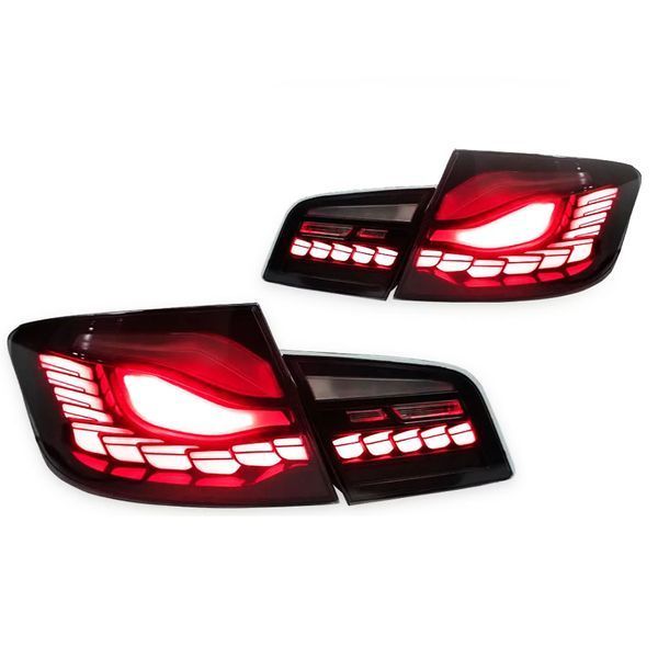Задние фонари на BMW 5 F10 2010-2016 FULL LED черные Smoke 430400 фото Задние фонари на BMW 5 F10 2010-2016 FULL LED черные Smoke 430400 фото