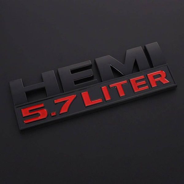 Автологотип шильдик эмблема Hemi 5.7 Liter black 68247898AA 364559 фото