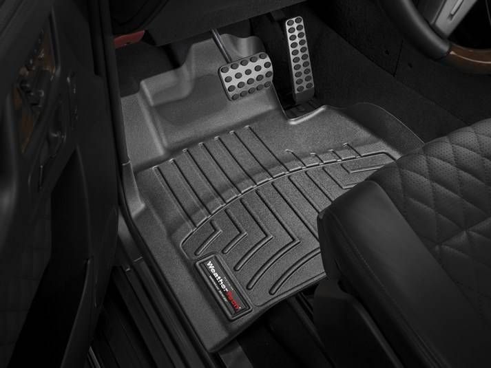 3D килимки для Mercedes G-class W463 2002-2012 чорні передні WeatherTech 442211 46593 фото