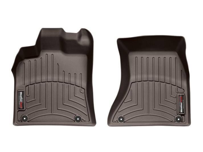 3D коврики для Audi Q5 2008-2016, Porsche Macan 2009- какао передние WeatherTech 472301 98095 фото