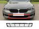Решетки в бампер (средняя) на BMW 5 G30, G31 2020-2023 429162 фото 3