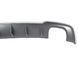 Диффузор (заднего бампера) Silver (в стиле S3 00-00) Hatchback S-Line на Audi A3 2016-2020 427806 фото 2