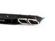 Диффузор (заднего бампера) Full Black / Chrome Pipe (стиль AMG C63 Edition 1) Coupe на Mercedes C-class W205 2014-2018 427837 фото 5