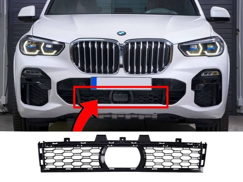 Решетки в бампер средняя ( под радар ) на BMW X5 G05 2018-2022 429214 фото Решетки в бампер средняя ( под радар ) на BMW X5 G05 2018-2022 429214 фото
