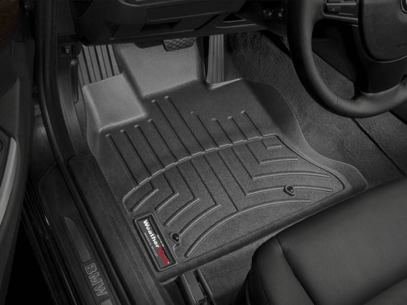 3D коврики для BMW 5 F07 2009-2017 Gran Turismo xDrive черные передние WeatherTech 445111 98121 фото