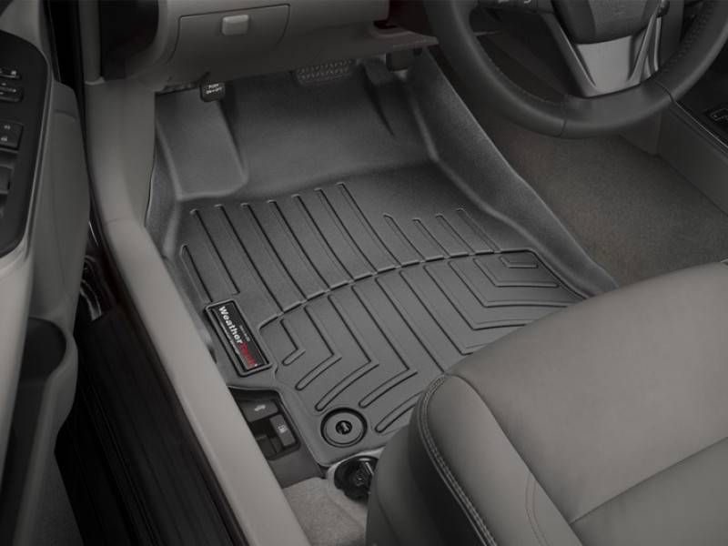 3D килимки для Toyota Camry XV55 2015-2017 чорні передні WeatherTech 447881 46769 фото
