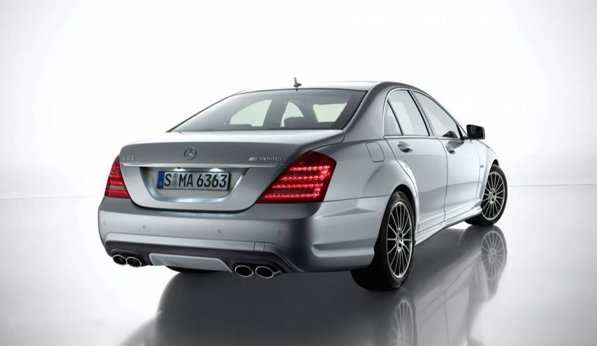Комплект обвісу передній і задній бампер на Mercedes S-Class W221 2009-2013 стиль S63 AMG 431031 фото