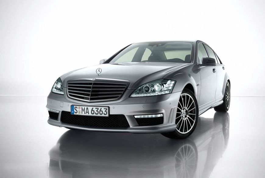 Комплект обвісу передній і задній бампер на Mercedes S-Class W221 2009-2013 стиль S63 AMG 431031 фото
