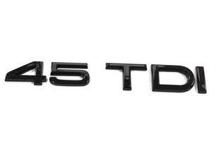 Автологотип емблема напис Audi 45TDI Black Еdition на кришку багажника 418260 фото
