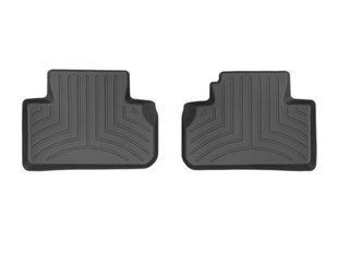 3D килимки для Audi Q5 2017- чорні задні без кліпс WeatherTech 4411463 237032 фото