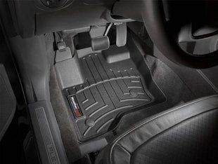 3D килимки для Ford Flex 2011- чорні передні WeatherTech 443121 141477 фото