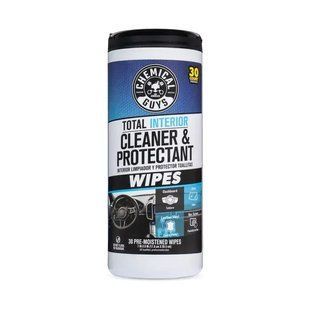 Салфетки Total Interior Cleaner&Protectant Wipes в тубусі 30штук 522972 фото