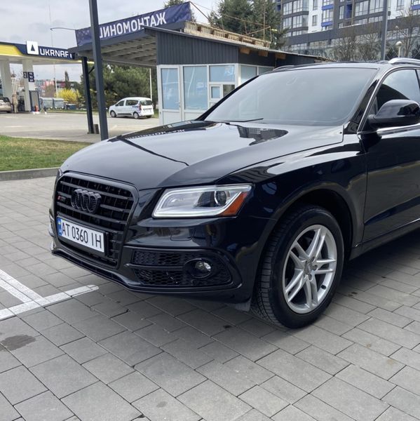 Решетки переднего бампера на Audi Q5 2012-2016 S-Line бампер Black Q5-S0163 240830 фото