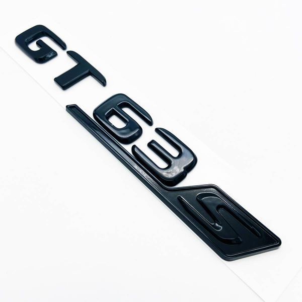 Автологотип емблема напис Mercedes GT63s Black Package чорний глянець 414144 фото