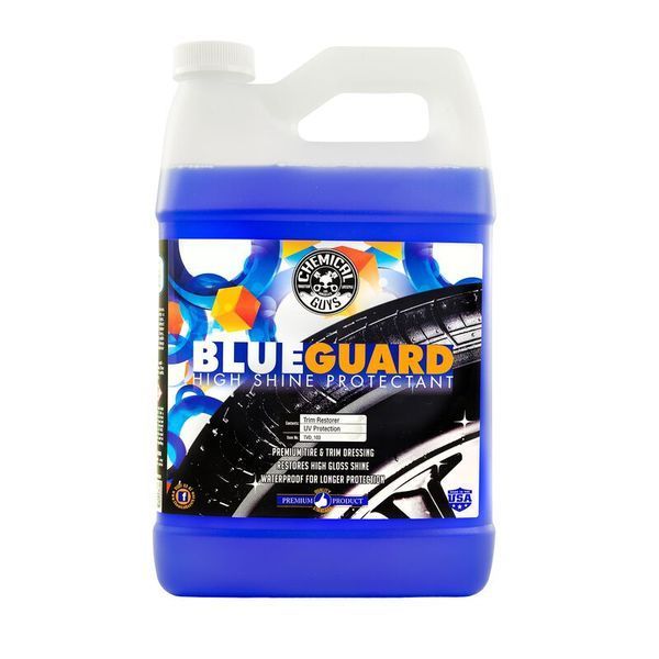 Захисний спрей для пластику і резини Chemical Guys Blue Guard Wet Look Dressing 3785мл 417410 фото Захисний спрей для пластику і резини Chemical Guys Blue Guard Wet Look Dressing 3785мл 417410 фото