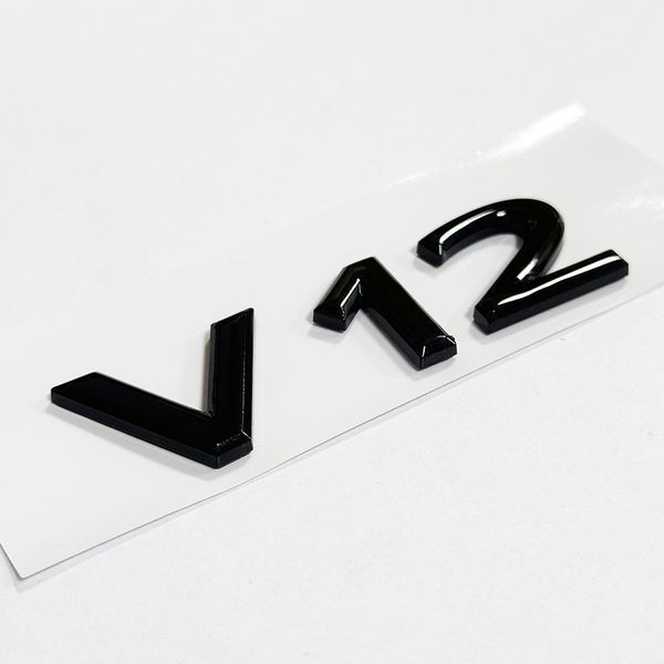 Автологотип эмблема Mercedes V12 Черный глянец 523119 фото