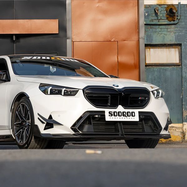 Решетки в бампер ( Карбон ) V2 на BMW M5 G90 / G99 2024-2026 года 522417 фото
