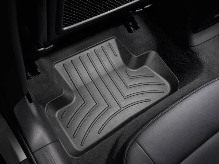 3D коврики для Audi Q5 2008-2016 черные задние WeatherTech 442302 46133 фото