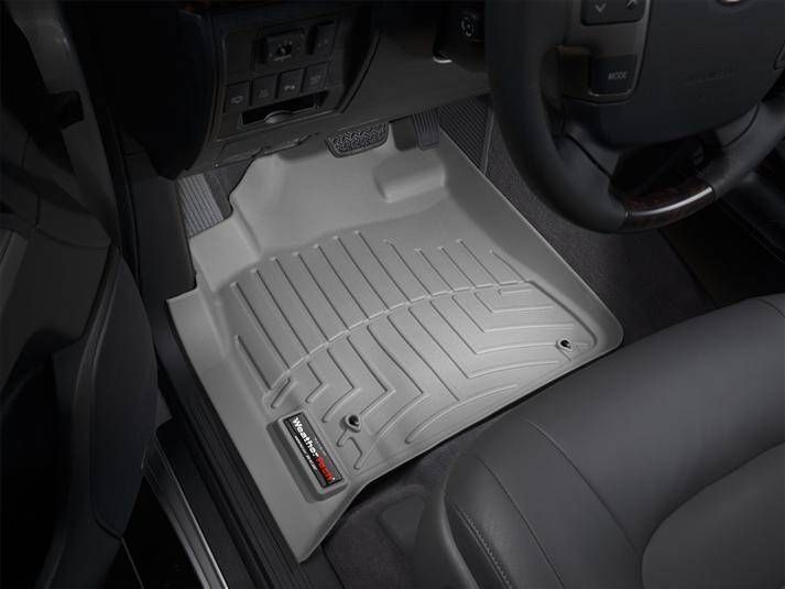 3D коврики для Toyota Land Cruiser 200, Lexus LX 570 2007- cерые передние WeatherTech 461571 46841 фото