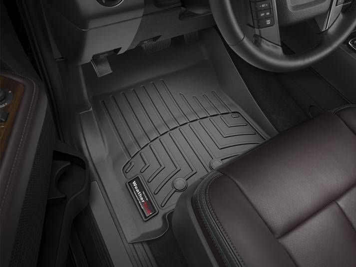 3D коврики для Ford Expedition, Lincoln Navigator 2011-2017 черные передние WeatherTech 443531 319332 фото 3D коврики для Ford Expedition, Lincoln Navigator 2011-2017 черные передние WeatherTech 443531 319332 фото