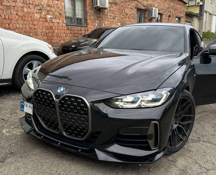 Сплітер переднього бамперу на BMW 4 G22, G23 2020- М-пакет 428451 фото