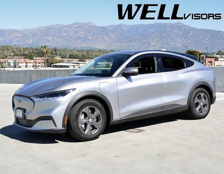 Дефлекторы окон на Ford Mustang Mach-E 2021- Premium Series WELLvisors 356218 фото