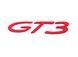 Автологотип шильдик эмблема надпись Porsche GT3 Red красный 523056 фото 2
