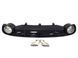 Диффузор (заднего бампера) Full Black/Chrome Pipe (в стиле RS7) на Audi A7 2010-2014 429701 фото 1