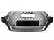 Решітка радіатора на Audi Q7 2015-2020 стиль RSQ7 Chrome Black quattro 429945 фото 3