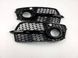 Решетки переднего бампера на Audi Q5 2012-2016 S-Line бампер Black Q5-S0163 240830 фото 4