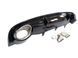 Диффузор (заднего бампера) Full Black/Chrome Pipe (в стиле RS7) на Audi A7 2010-2014 429701 фото 2