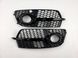 Решетки переднего бампера на Audi Q5 2012-2016 S-Line бампер Black Q5-S0163 240830 фото 1