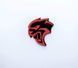 Автологотип шильдик эмблема Dodge Hellcat Head black на крилья комплект 2шт 360791 фото 2